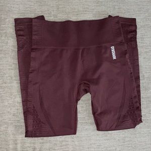 Gymshark Energy+ Seamless Leggings - Berry Red